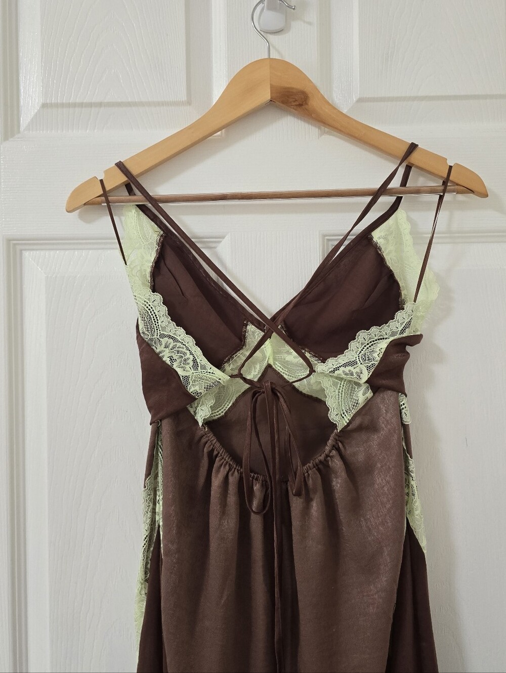 Free People Some Kind Of Love Satin Maxi Slip Dress New Size M - Picture 7 of 9